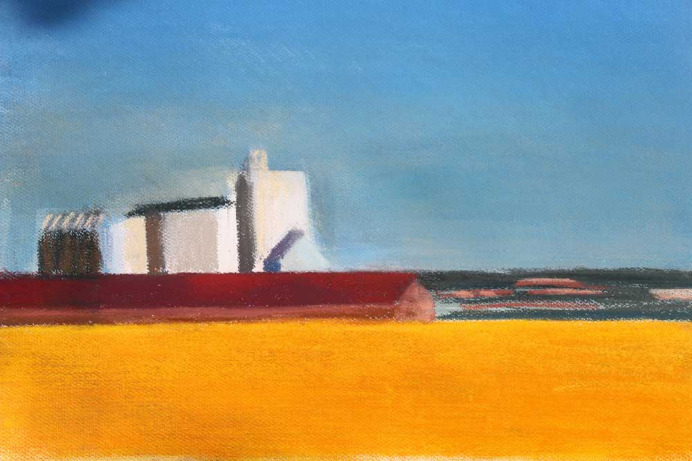 Noord-frans-landschap-pastel